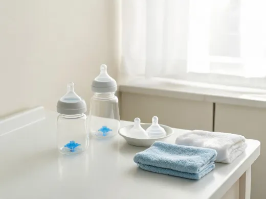Newborn bottle preparation station