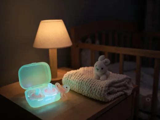 Night soothing pacifier set