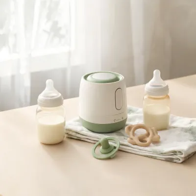 momcozy cordless portable baby bottle warmer